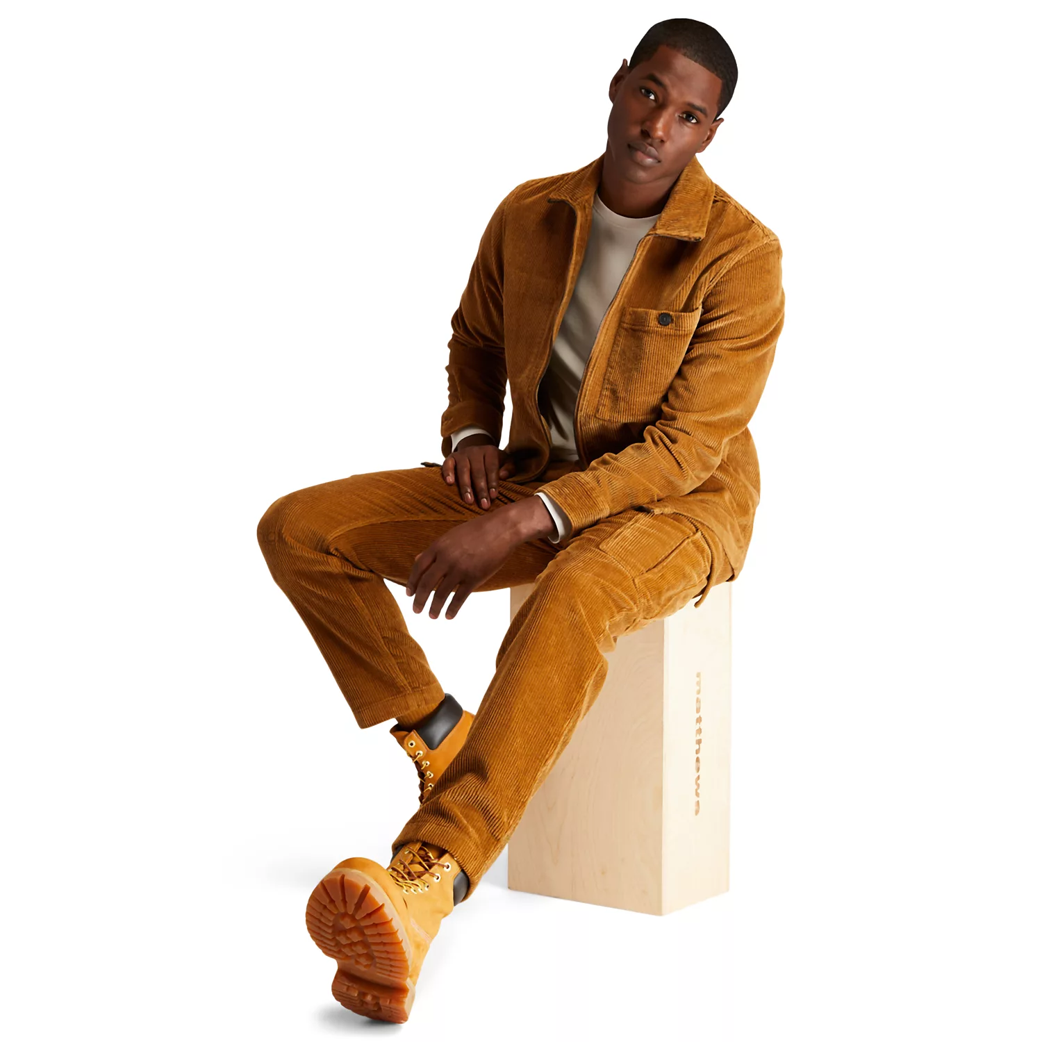 Men's Full-Zip Corduroy Overshirt