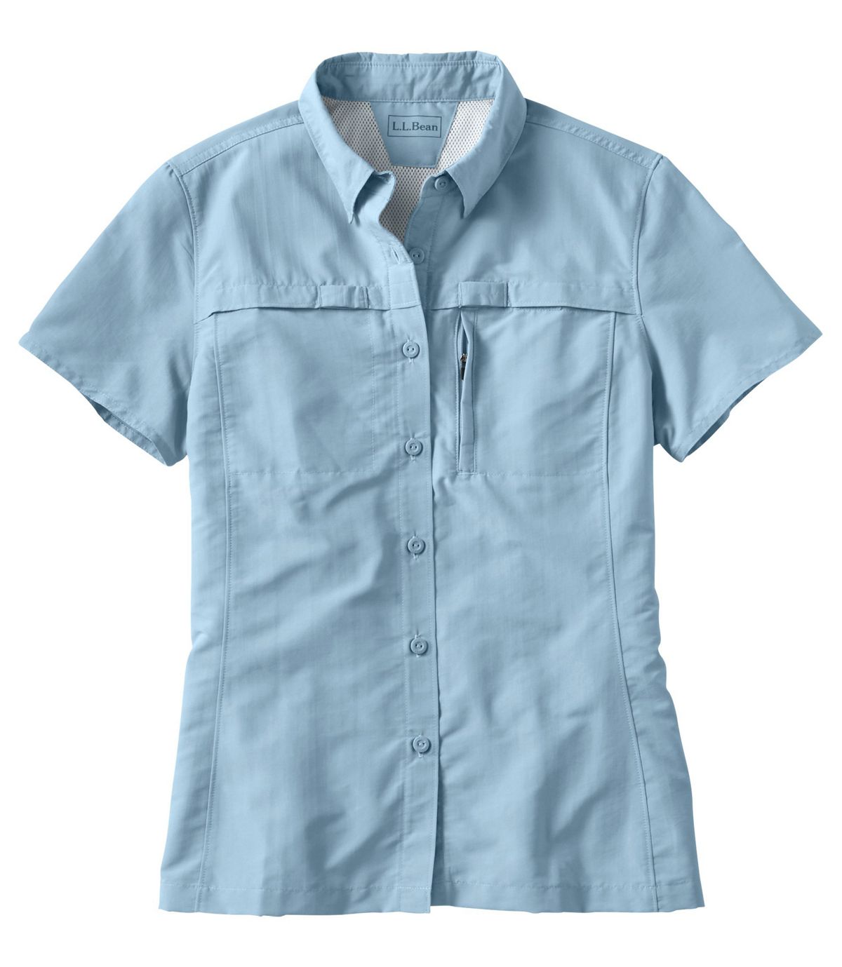L.L.Bean Women's Tropicwear Shirt, Short-Sleeve