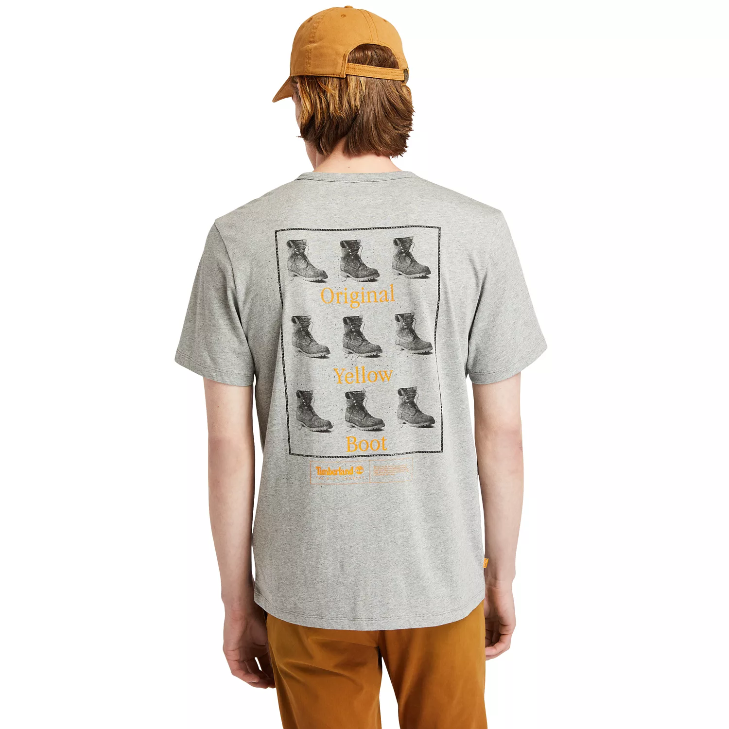 Men's Yellow Boot Short-Sleeve T-Shirt