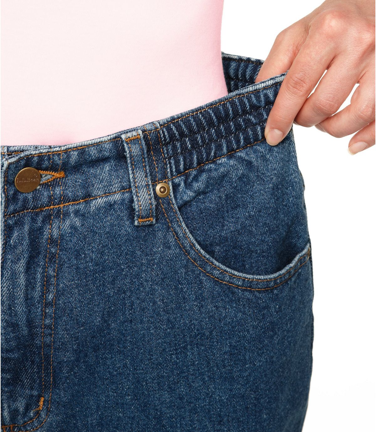 L.L.Bean Women's Double L® Jeans, Relaxed Fit Comfort Waist