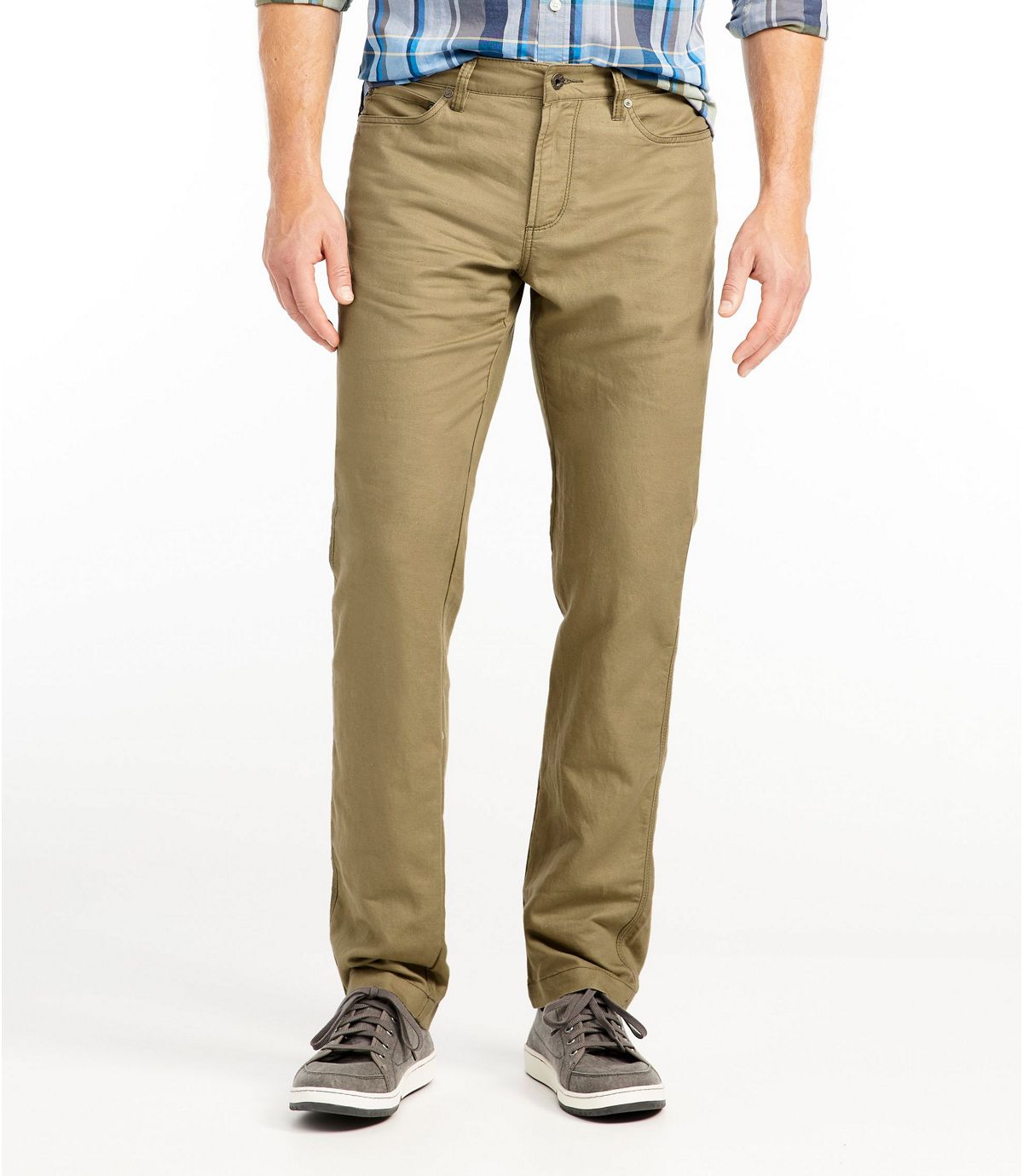 L.L.Bean Signature Linen/Cotton Five-Pocket Pants