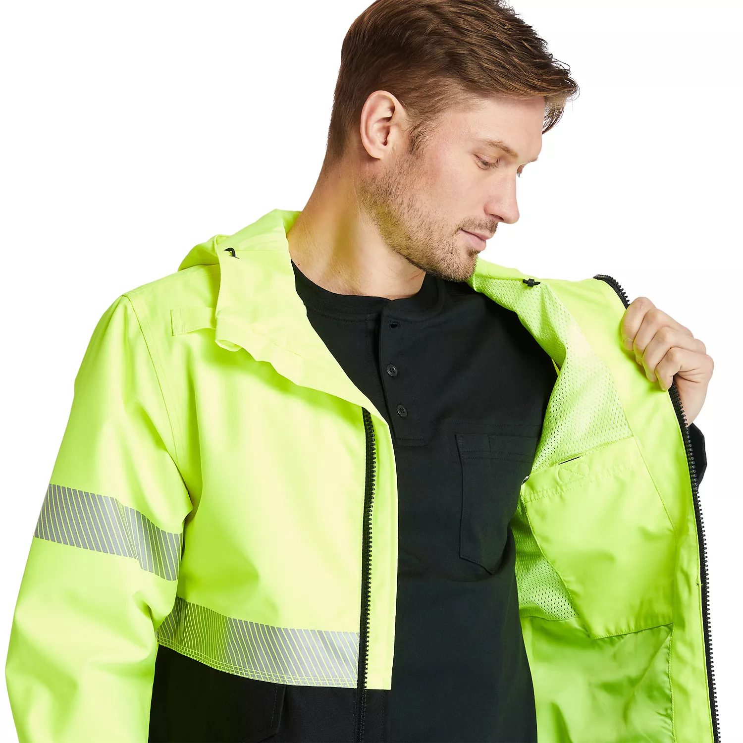 Men's Timberland PRO Work Sight High-Visibility Waterproof Jacket
