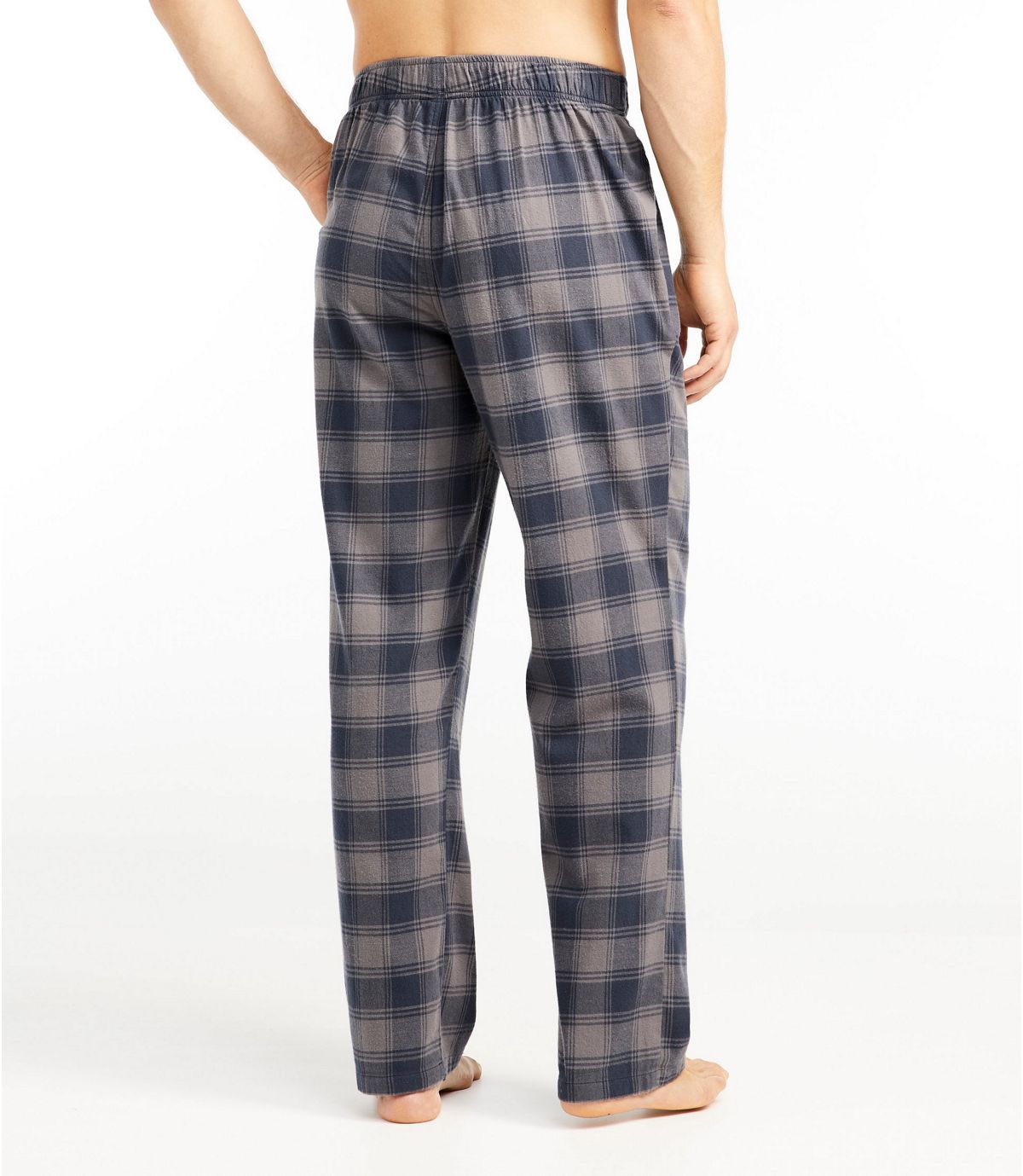 L.L.Bean Men's Rangeley Organic Stretch Flannel Sleep Pants, Plaid