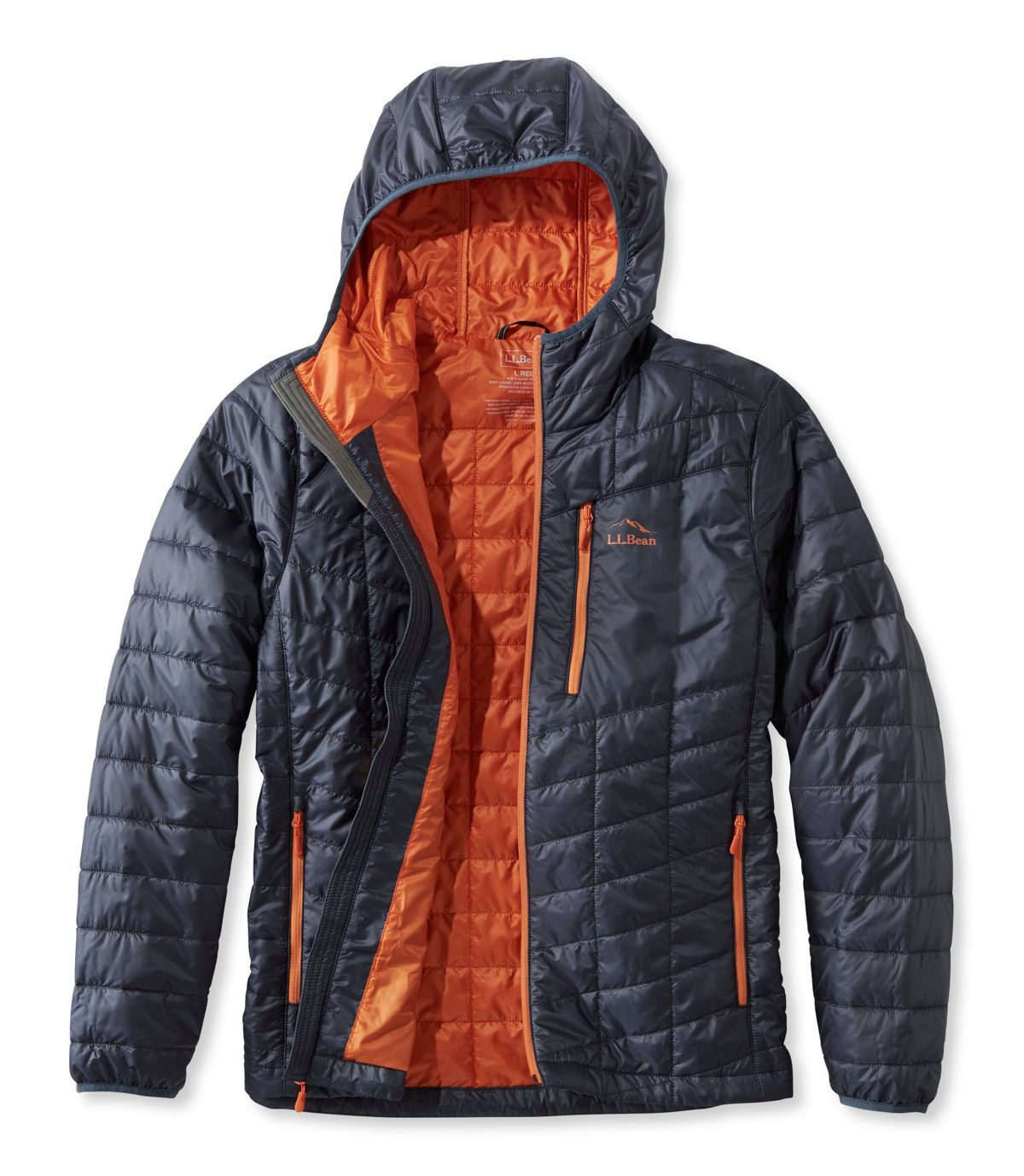 L.L.Bean Men's PrimaLoft Packaway Hooded Jacket