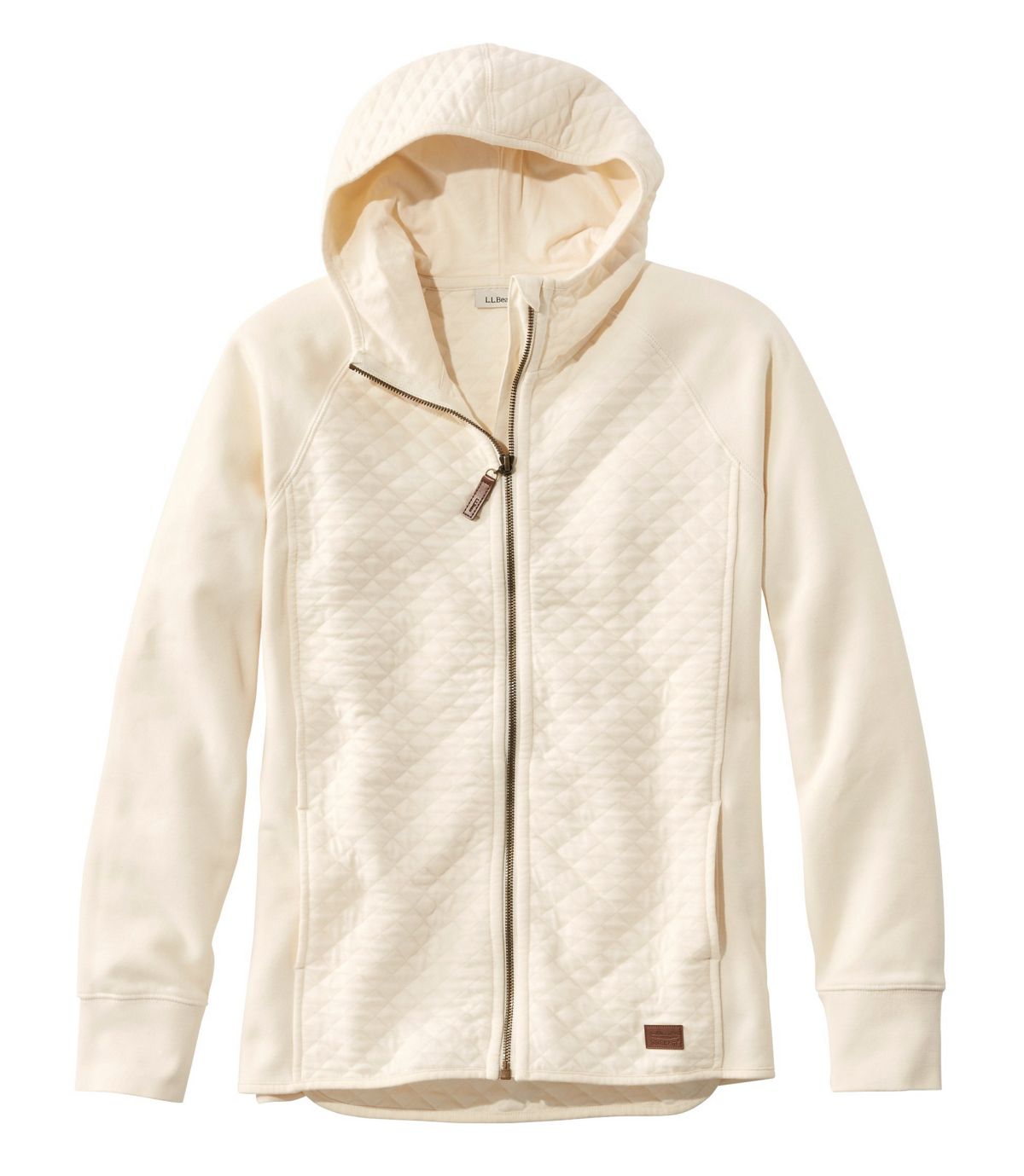 L.L.Bean Women's Quilted Full-Zip Jacket, Hooded