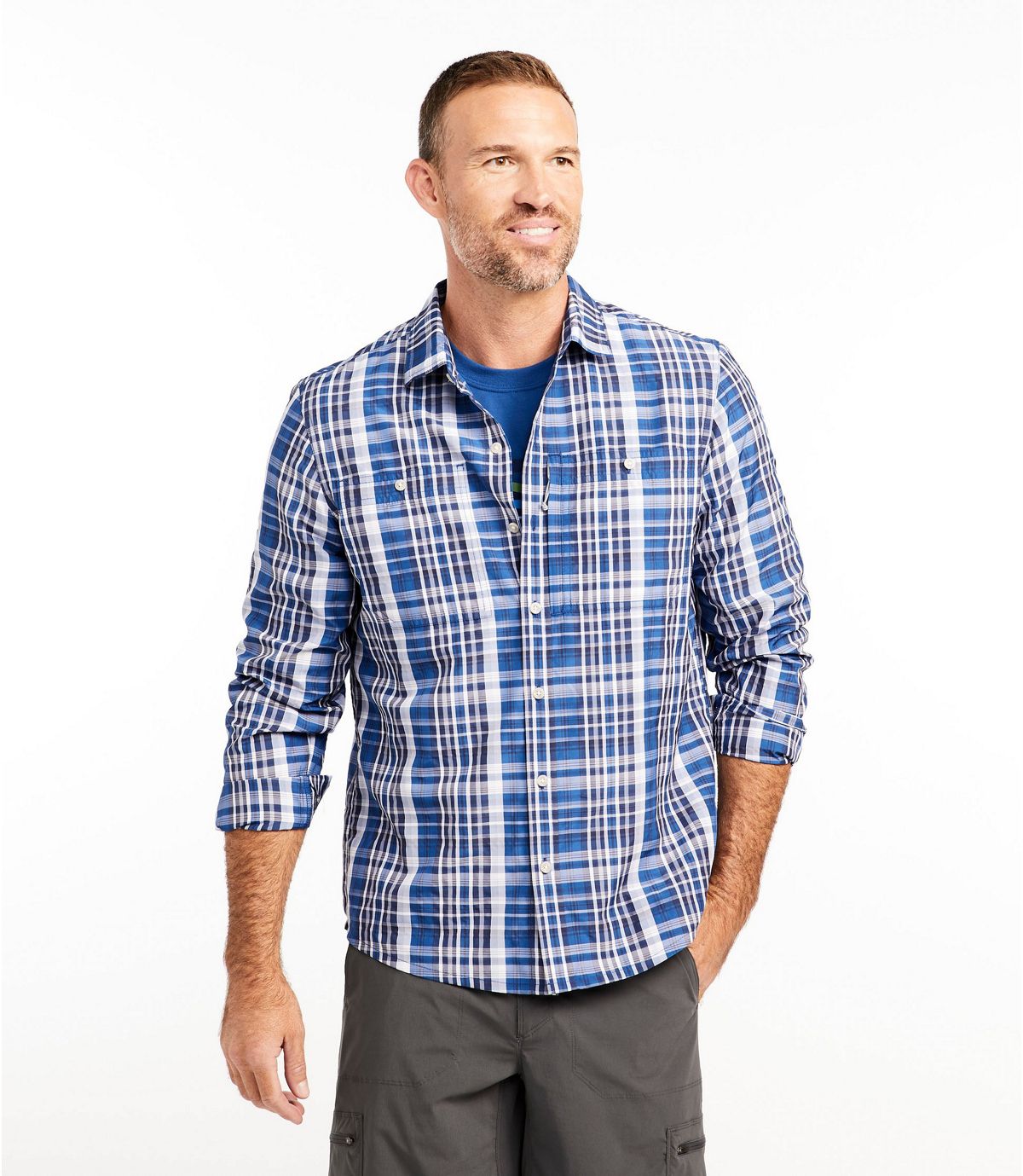 L.L.Bean Cool Weave Shirt, Long-Sleeve