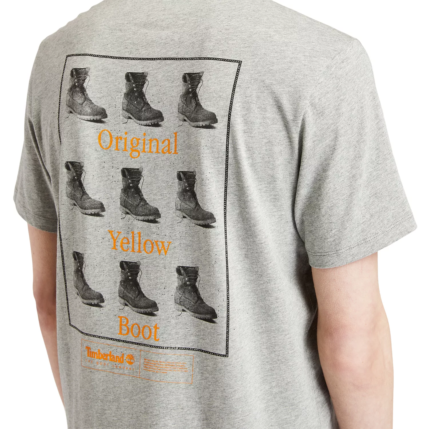 Men's Yellow Boot Short-Sleeve T-Shirt