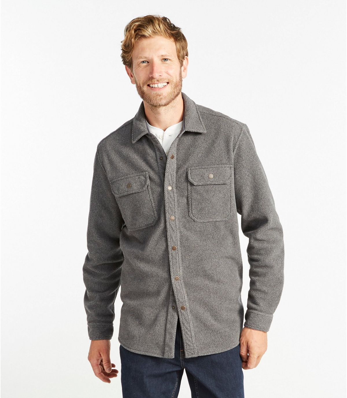 L.L.Bean Men's Allagash Fleece Overshirt