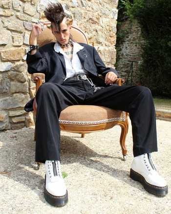 Sinclair Women's Leather Platform Boots,WOMEN'S PLATFORMS,no.66