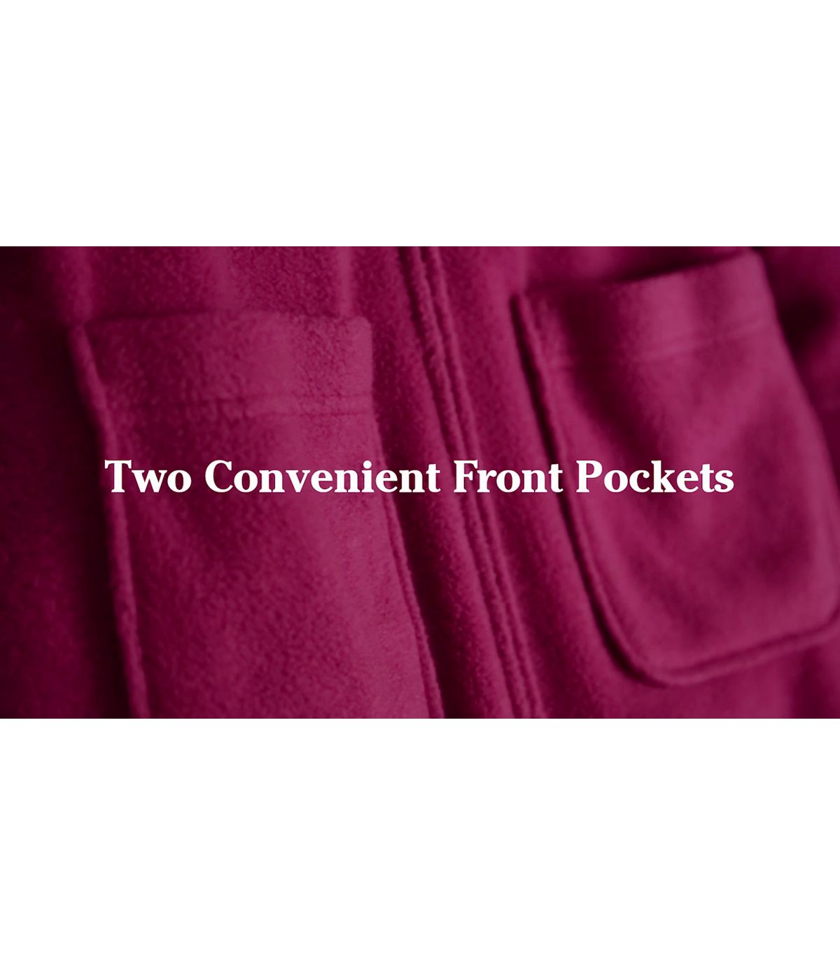 L.L.Bean Women's Winter Fleece Robe, Zip-Front