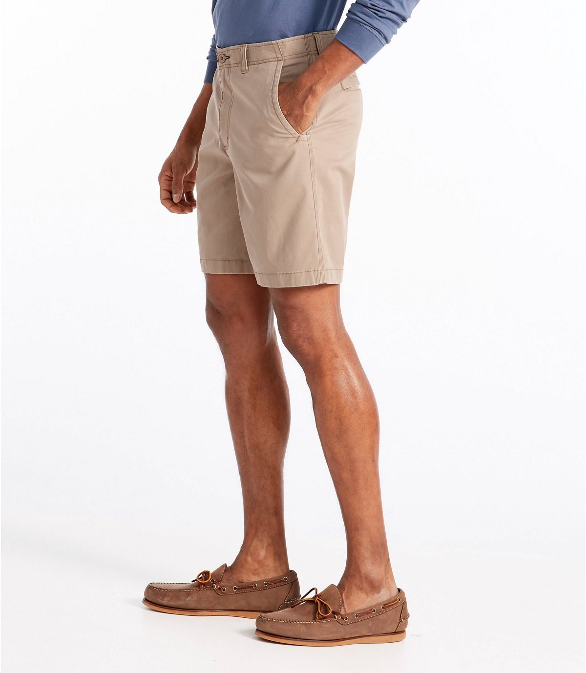 L.L.Bean Men's Stonecoast Khaki Shorts, Classic Fit