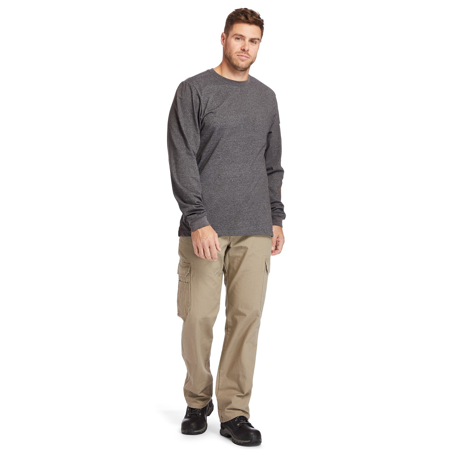 Men's Big & Tall Timberland PRO Base Plate Long-Sleeve Wicking T-Shirt