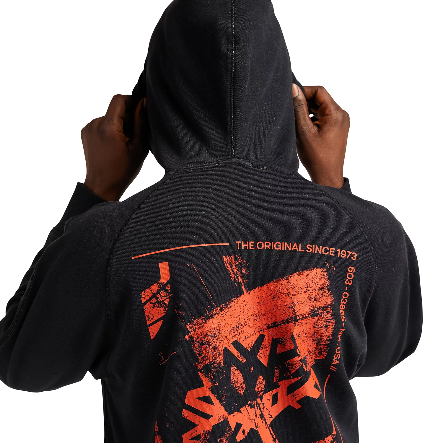 Men's Garment-Dyed Graphic Hoodie