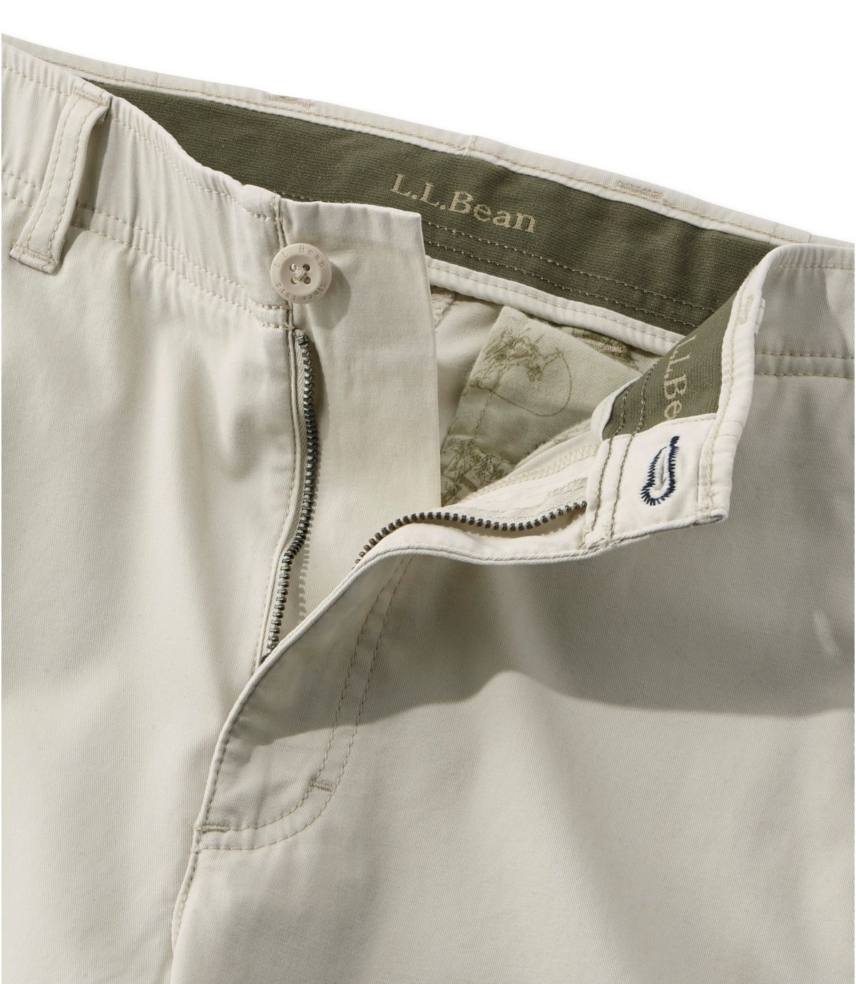 L.L.Bean Men's Stonecoast Khaki Shorts, Classic Fit