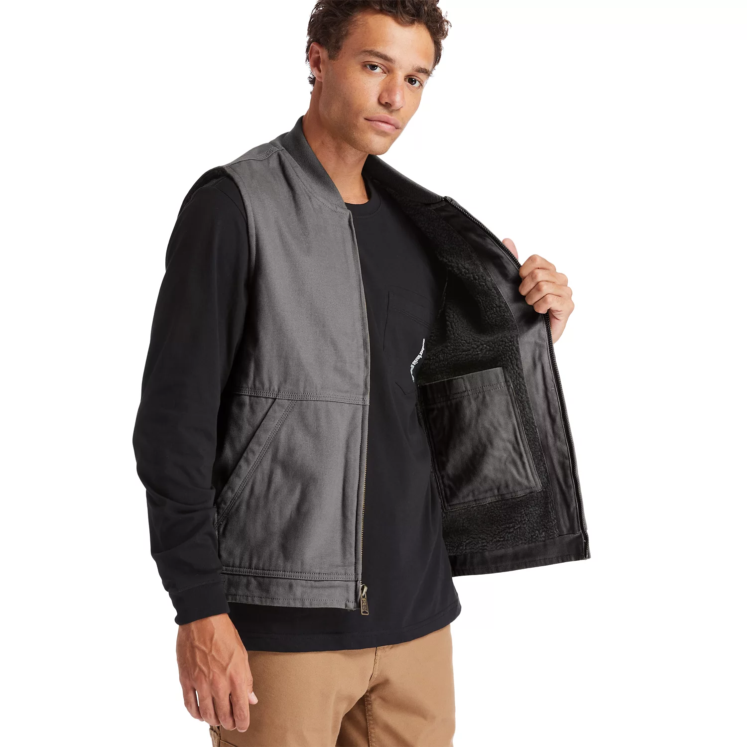 Men's Timberland PRO Gritman Lined Canvas Vest