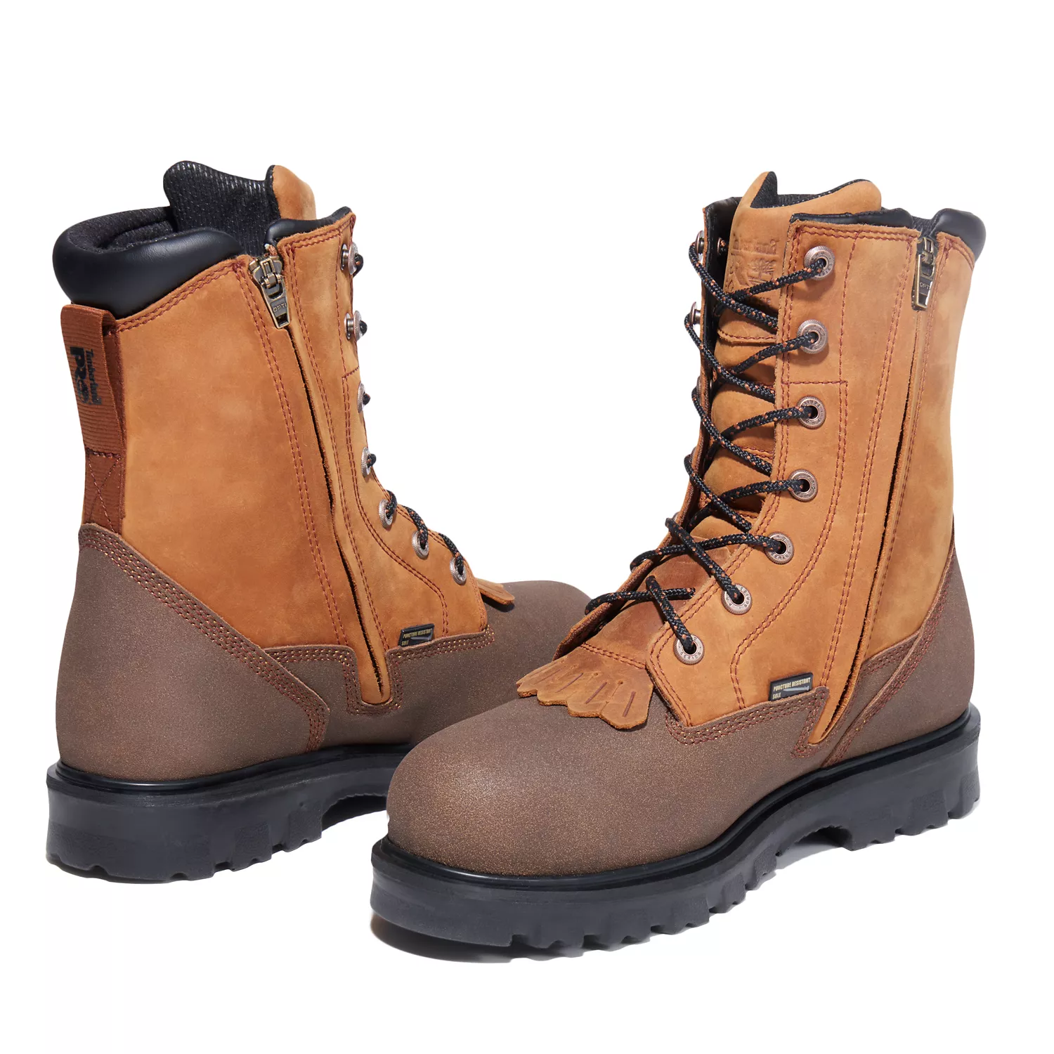 Men's Timberland PRO Lace Rigger 8-Inch Waterproof Steel-Toe Work Boots