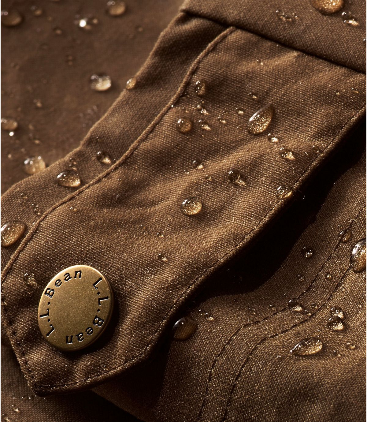 L.L.Bean Men's Double L Waxed-Cotton Upland Coat