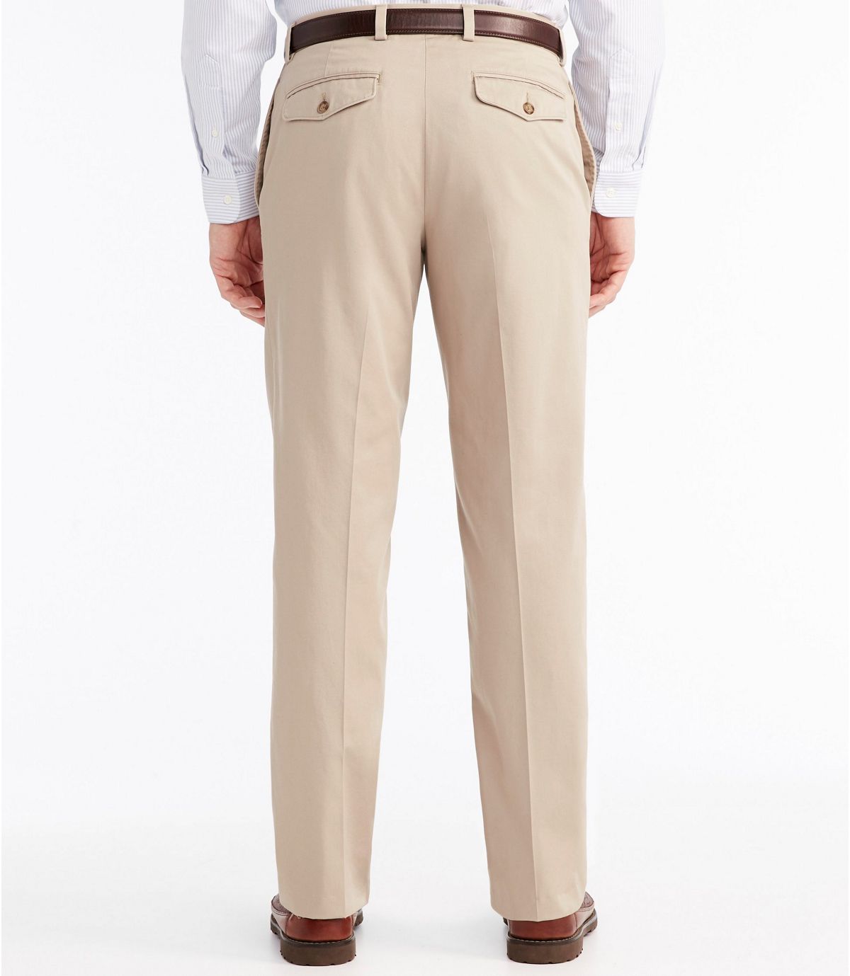L.L.Bean Men's Wrinkle-Free Dress Chinos, Classic Fit Plain Front