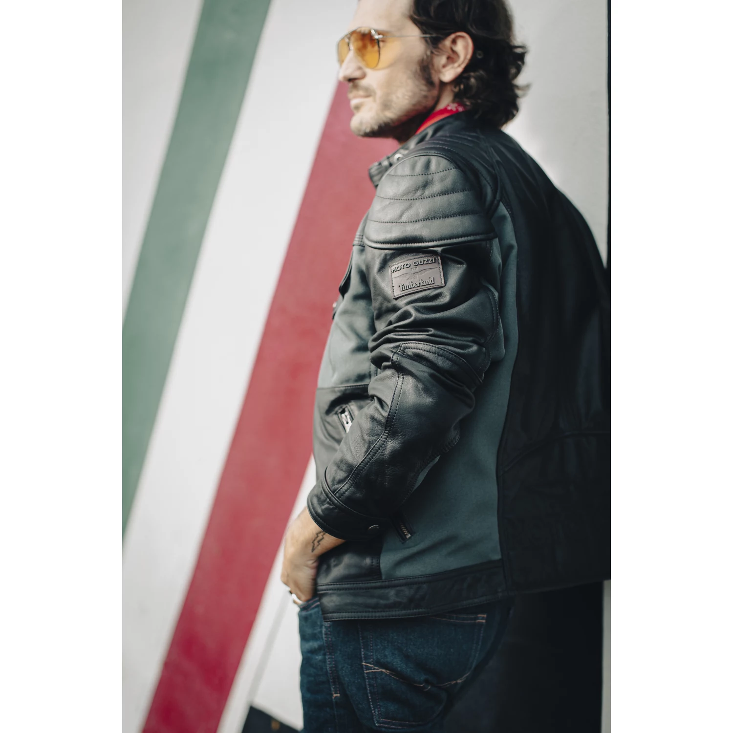 Men's Moto Guzzi x TimberlandLeather Jacket