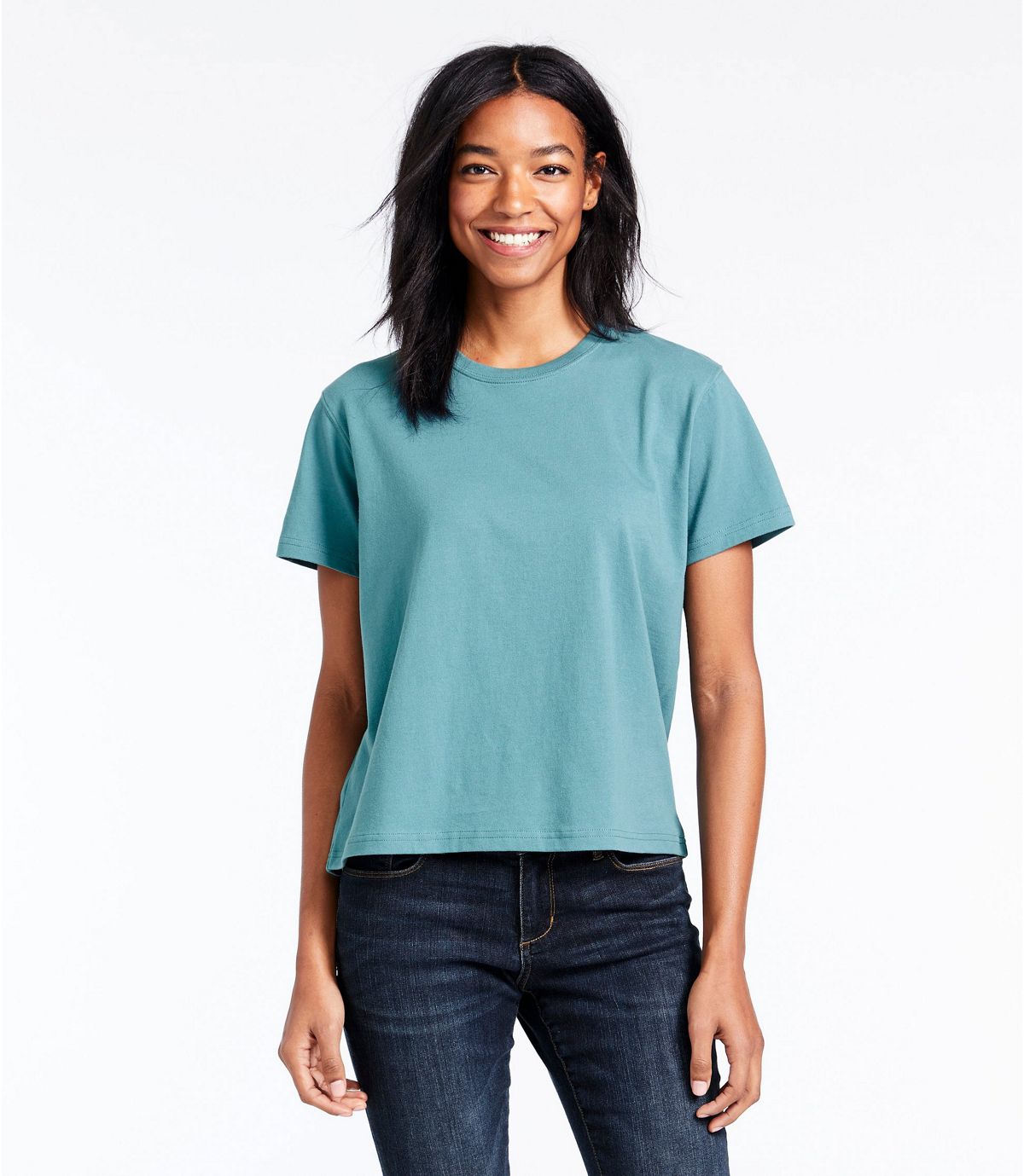 L.L.Bean Women's Saturday T-Shirt, Crewneck