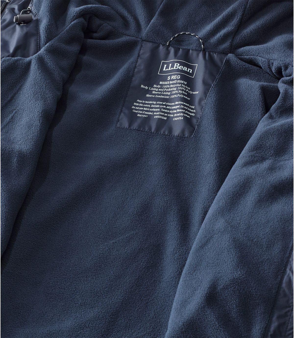 L.L.Bean Women's Trail Model Rain Jacket, Fleece-Lined