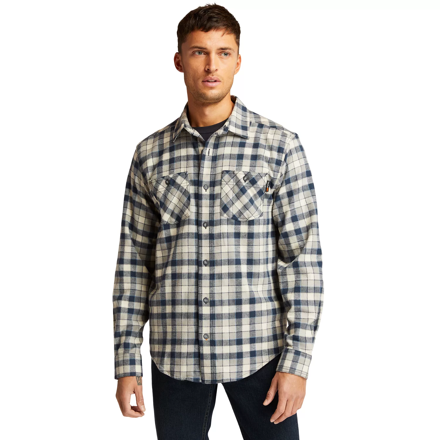 Men's Timberland PRO Woodfort Flex Flannel Work Shirt