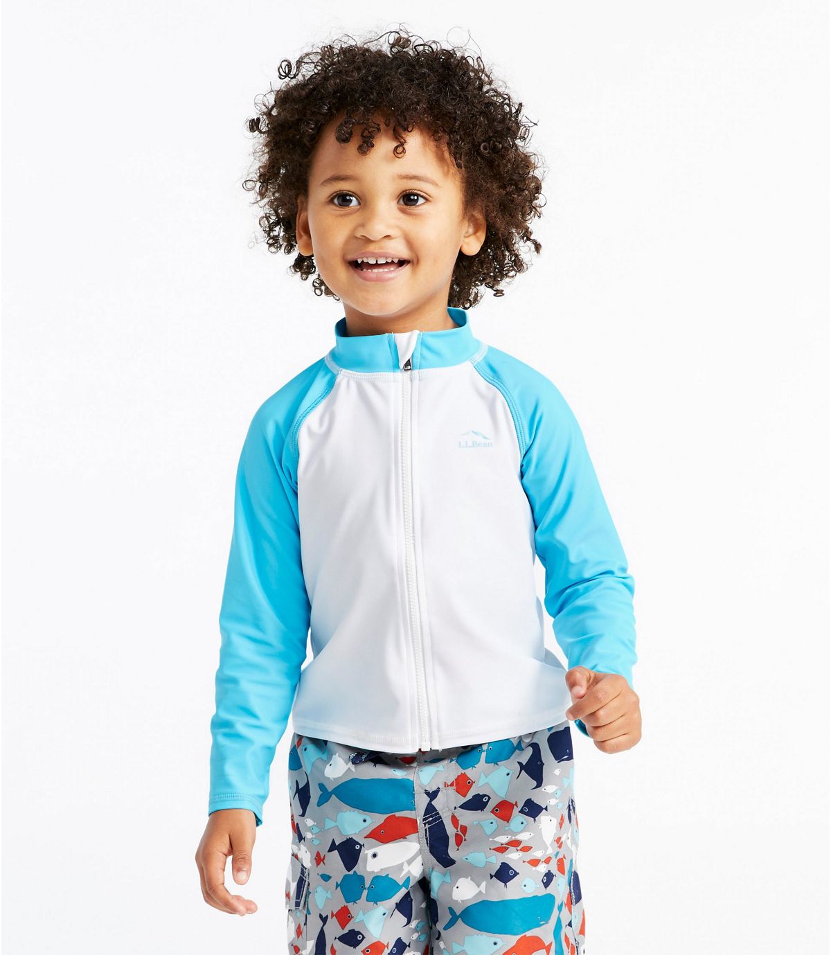 L.L.Bean Toddlers' Sun-and-Surf Shirt, Full-Zip