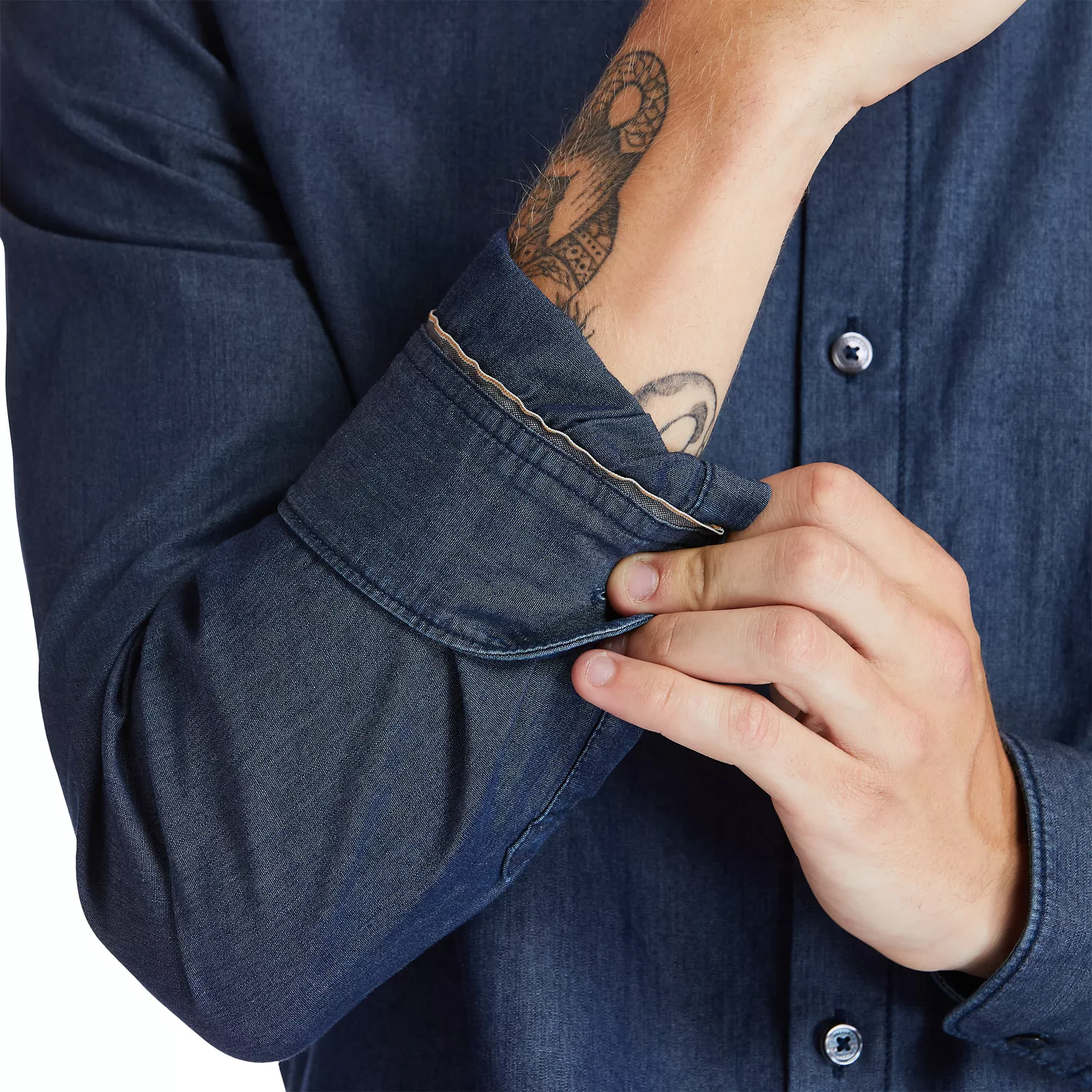 Men's Mumford River Slim-Fit Chambray Shirt