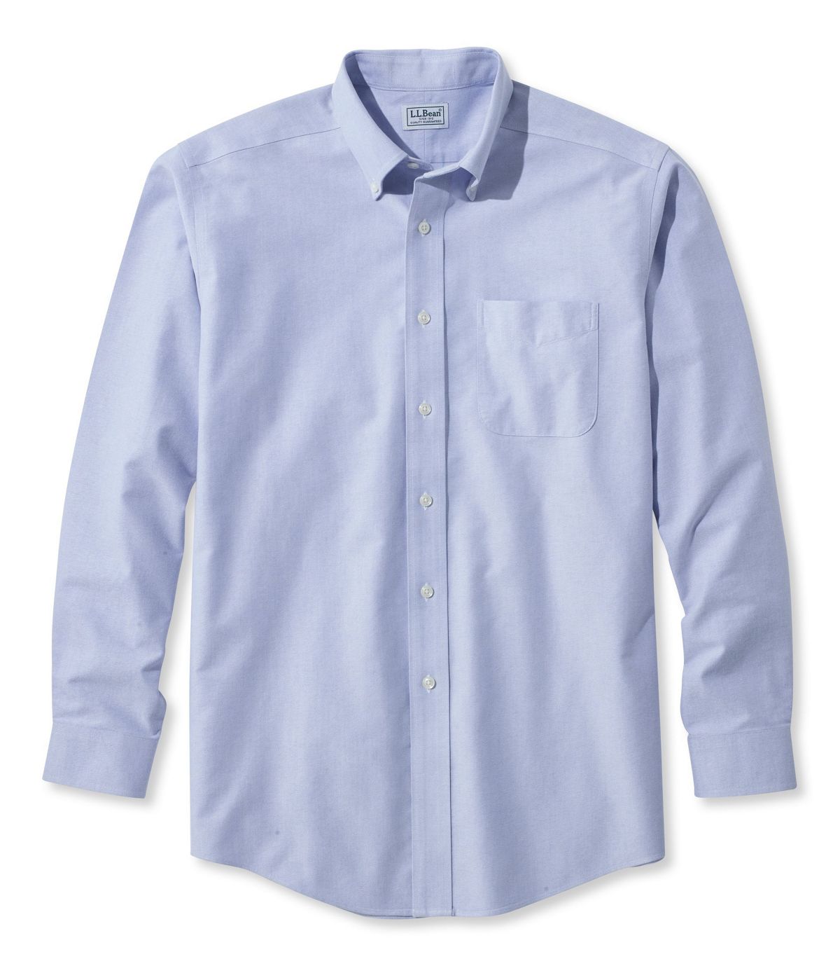 L.L.Bean Men's Wrinkle-Free Classic Oxford Cloth Shirt, Traditional Fit