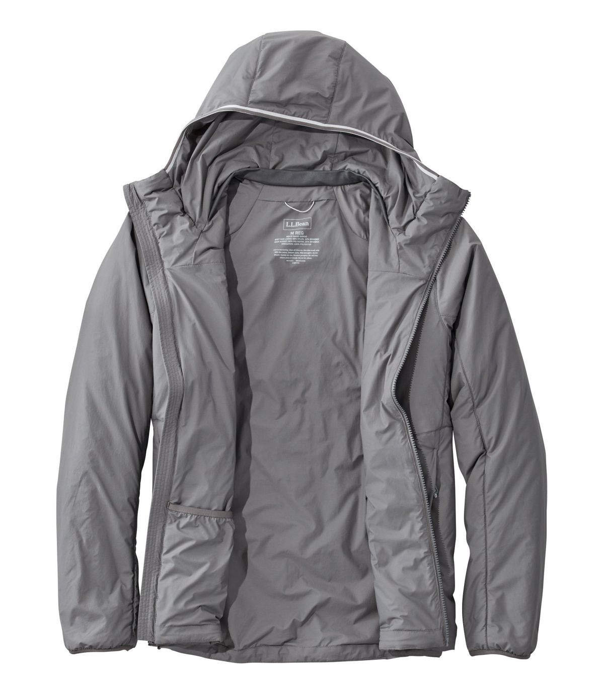 L.L.Bean Men's Stretch Primaloft Packaway Hooded Jacket