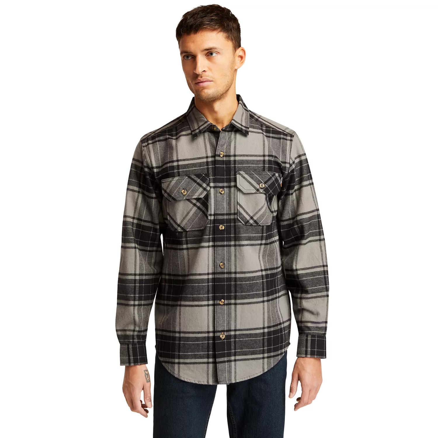 Men's Timberland PRO Woodfort Heavyweight Flannel Work Shirt