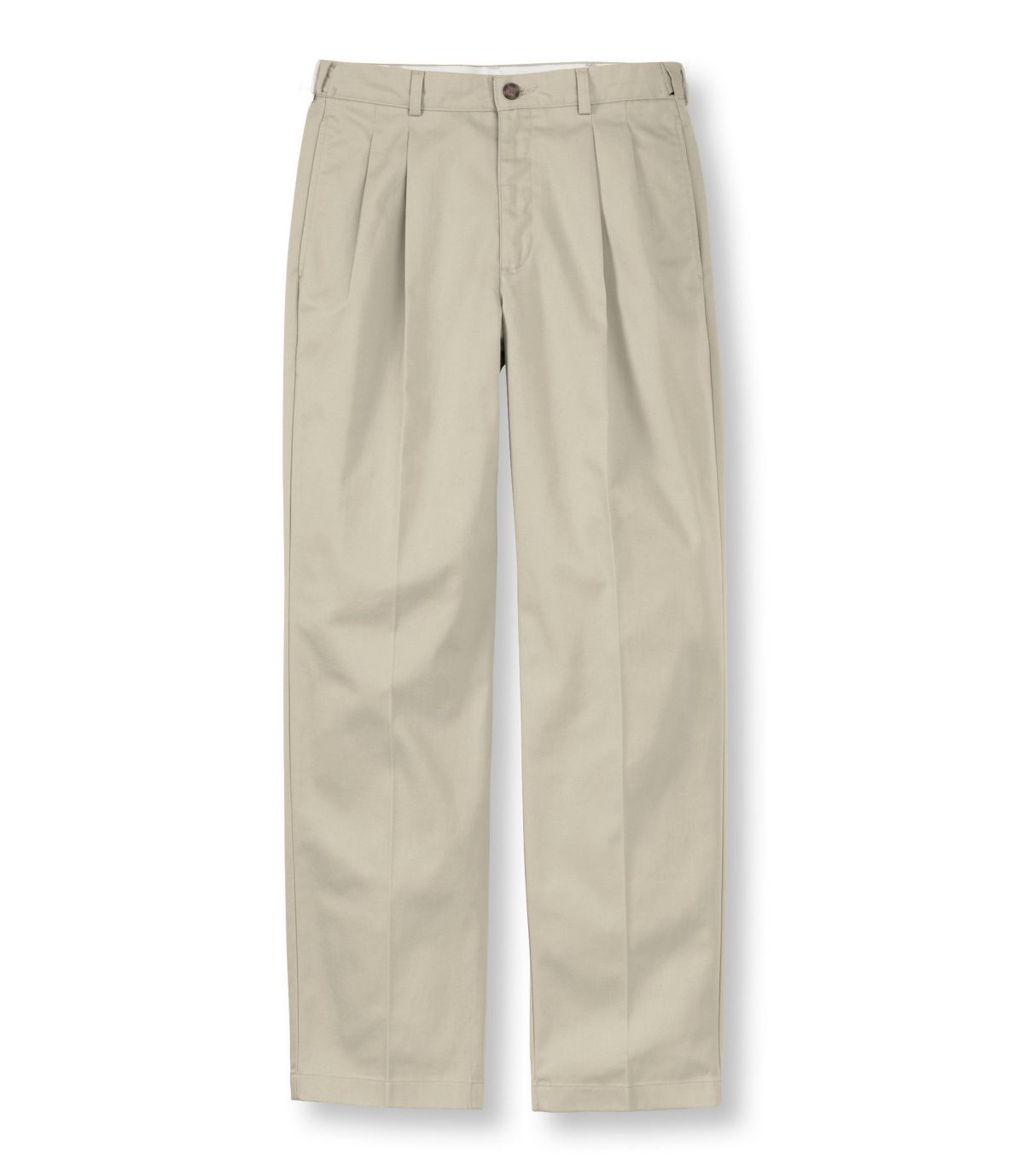 L.L.Bean Men's Wrinkle-Free Double L® Chinos, Natural Fit Hidden Comfort Pleated