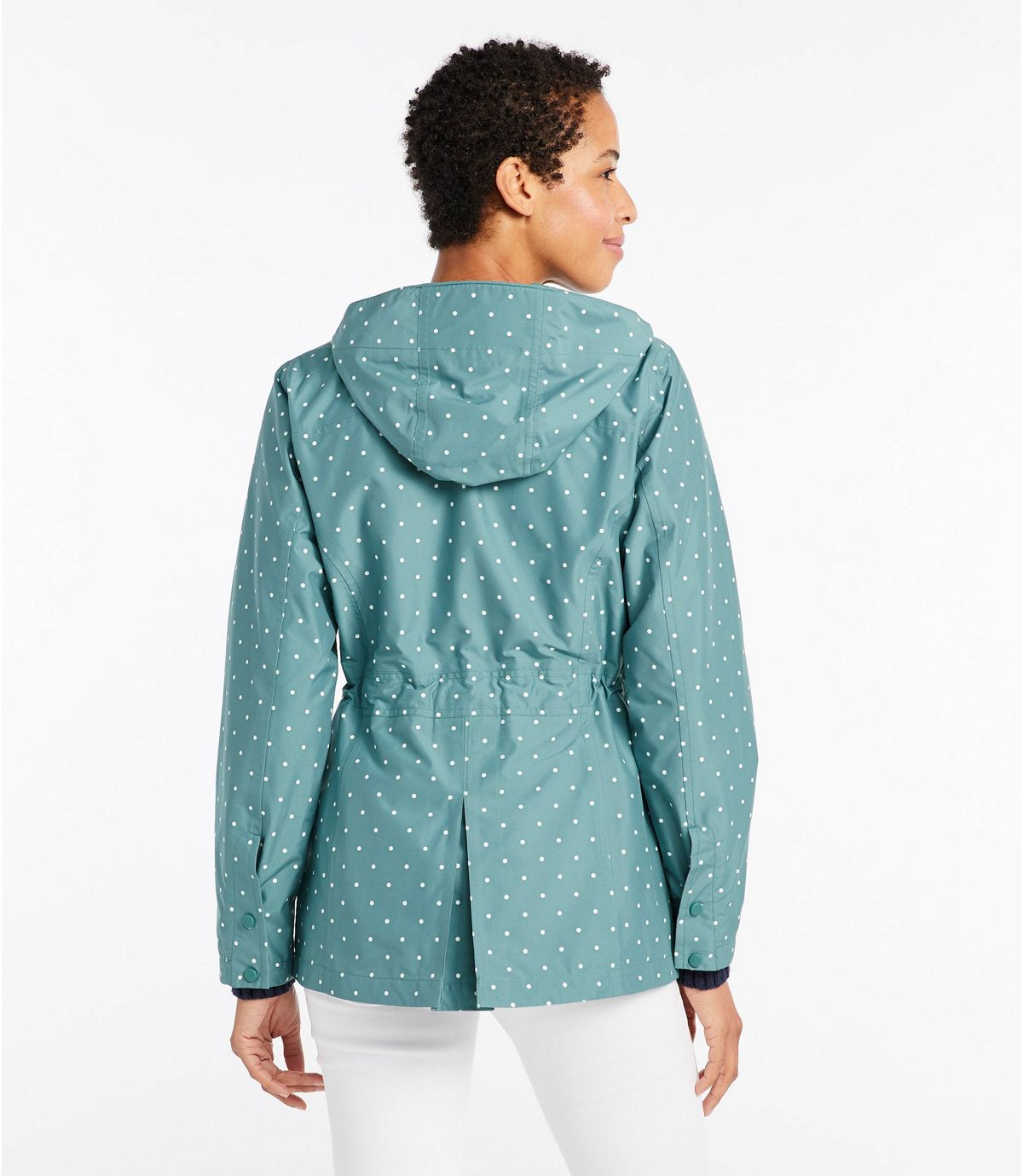 L.L.Bean Women's H2Off Rain Mesh-Lined Jacket, Print