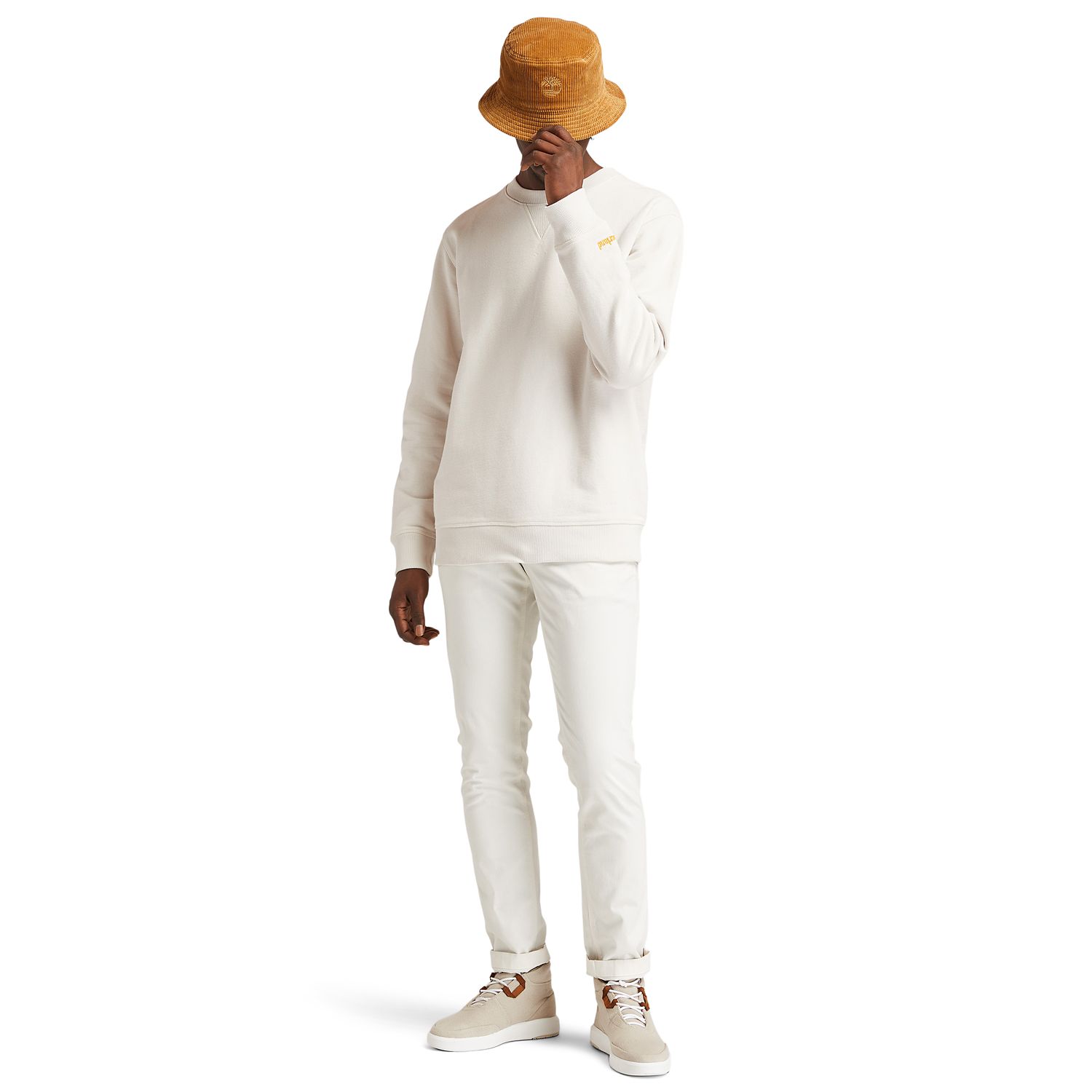 Men's Boot-Logo Crewneck Sweatshirt