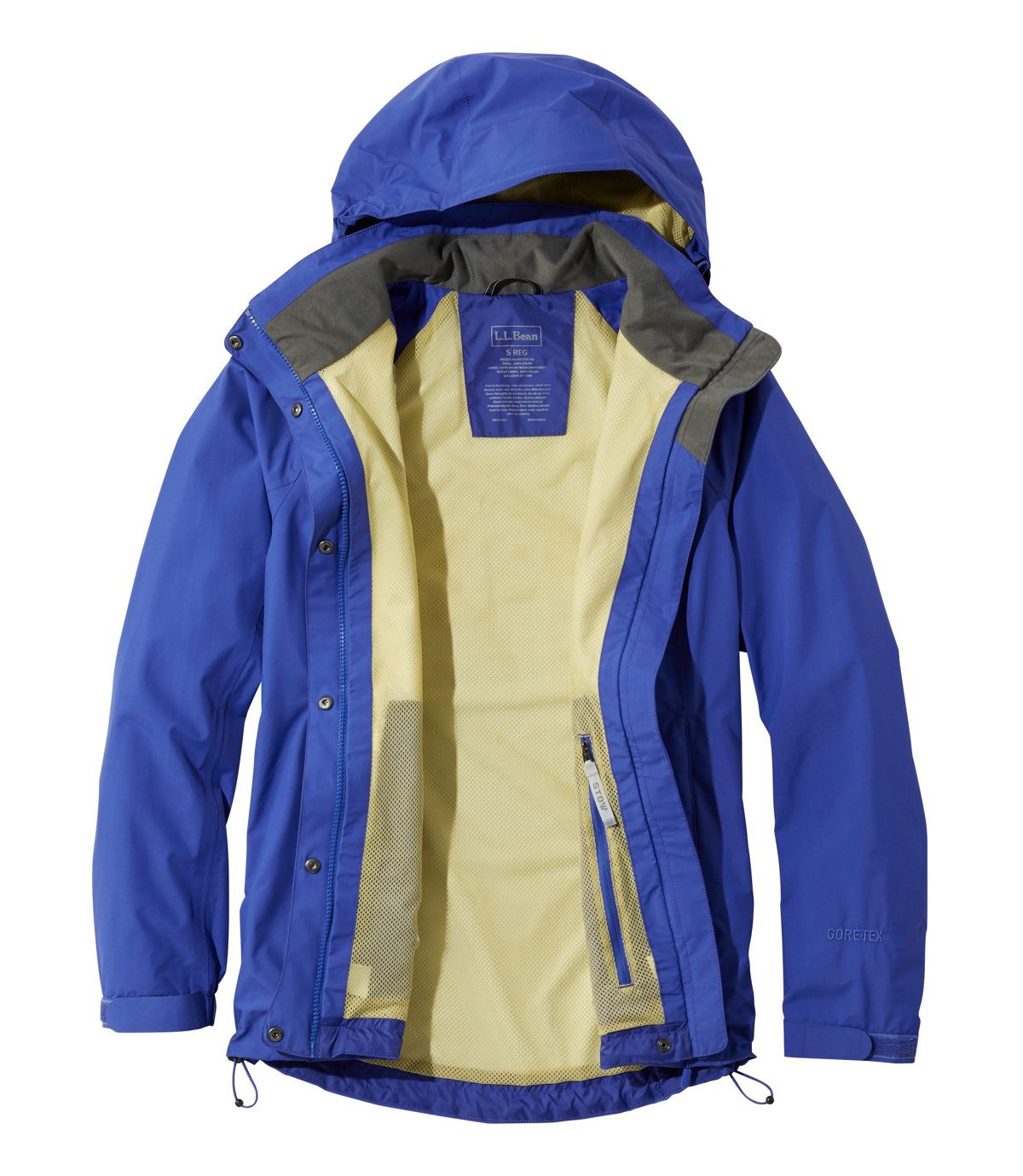 L.L.Bean Women's Stowaway Rain Jacket with Gore-Tex