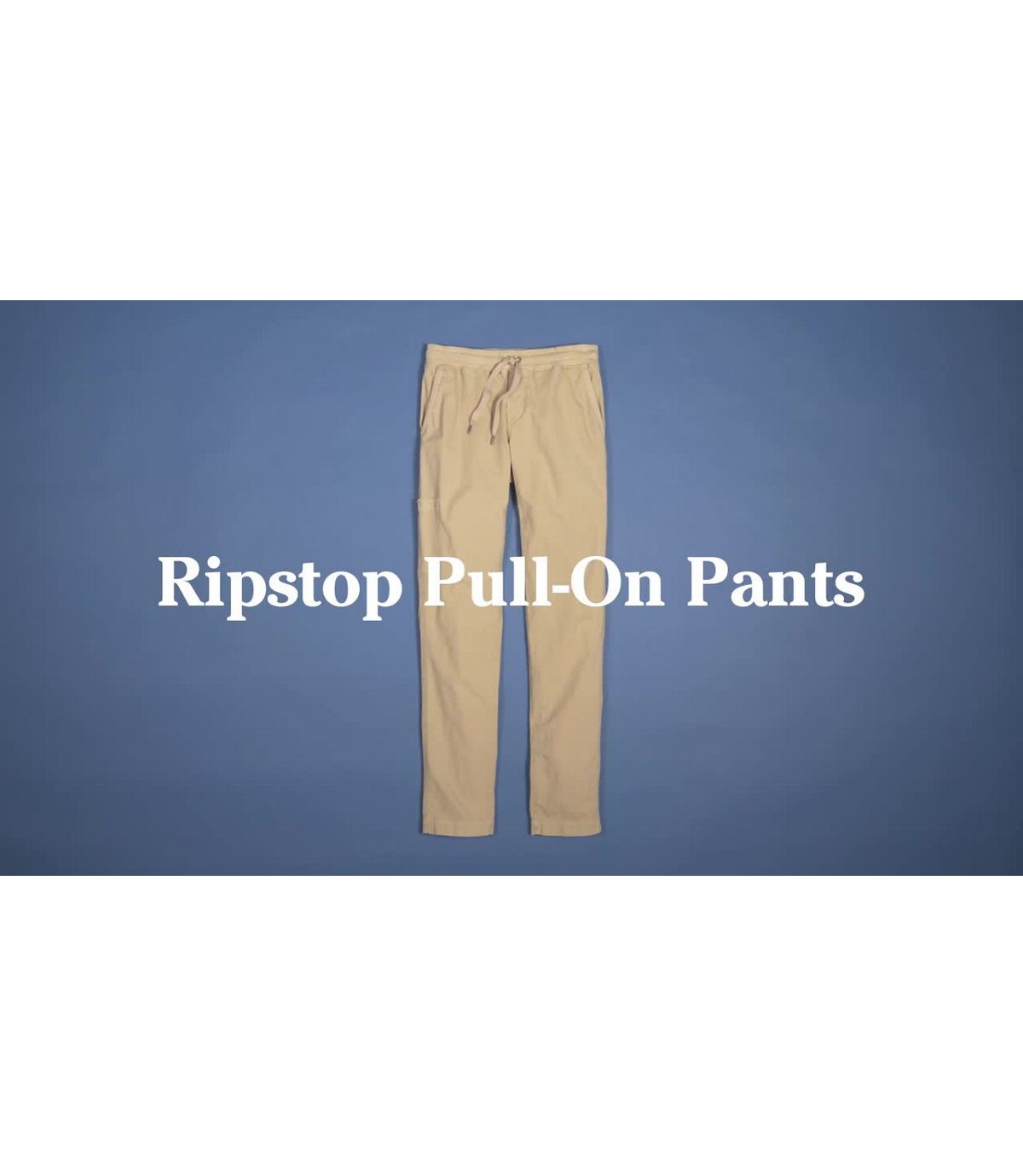L.L.Bean Women's Stretch Ripstop Pull-On Pants