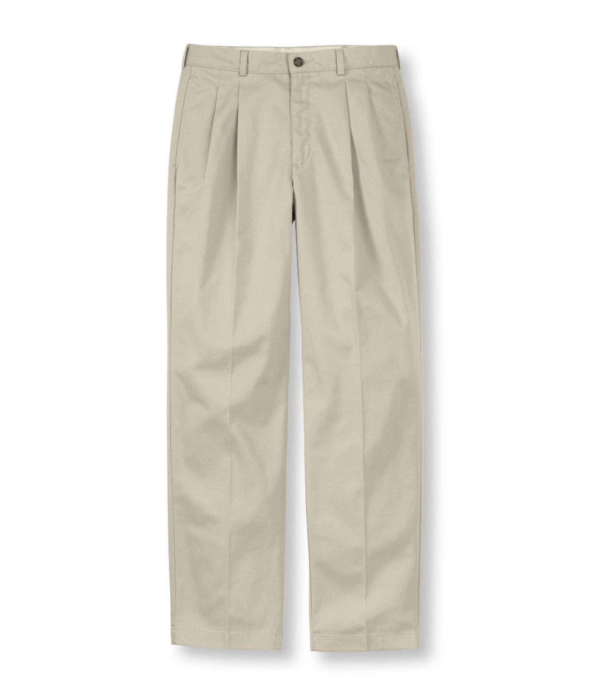 L.L.Bean Men's Wrinkle-Free Double L® Chinos, Classic Fit Pleated