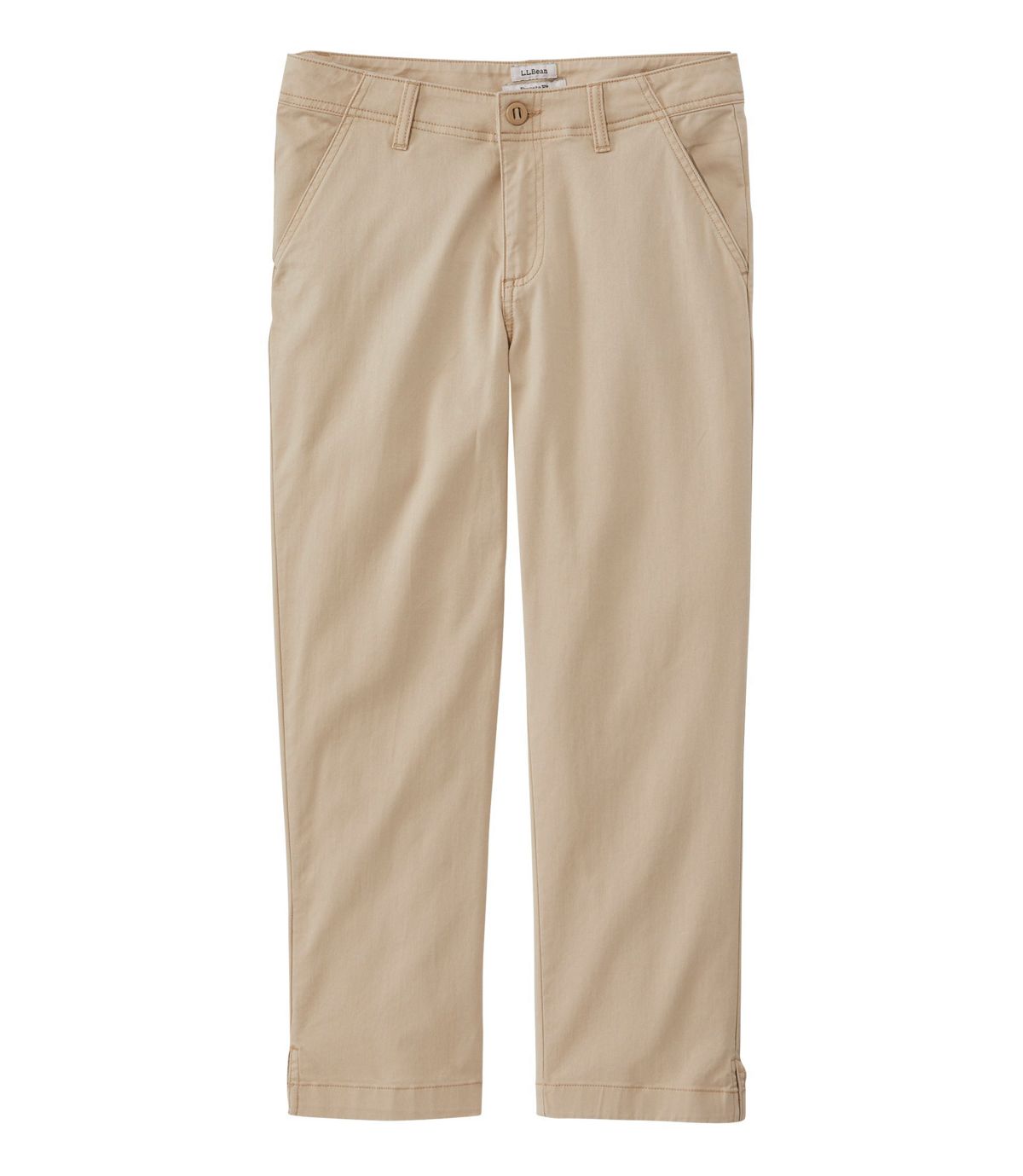 L.L.Bean Women's Lakewashed Chino Pants, Cropped