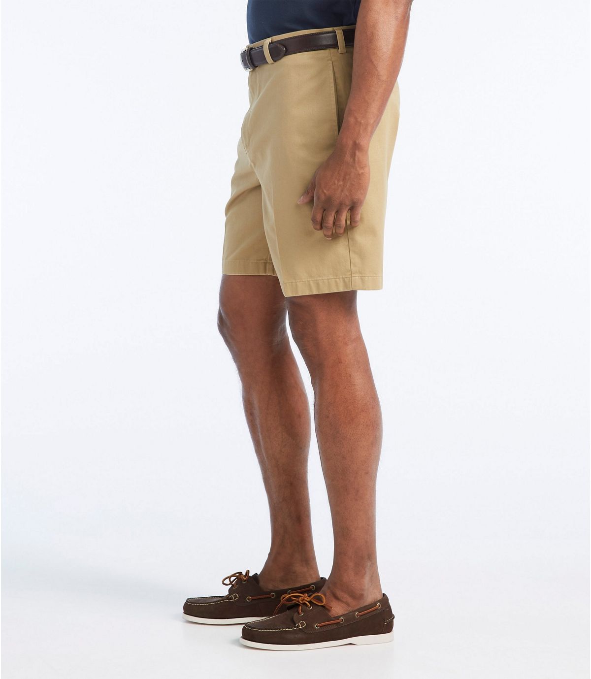 L.L.Bean Men's Wrinkle-Free Double L® Chino Shorts, Natural Fit Plain Front 8" Inseam