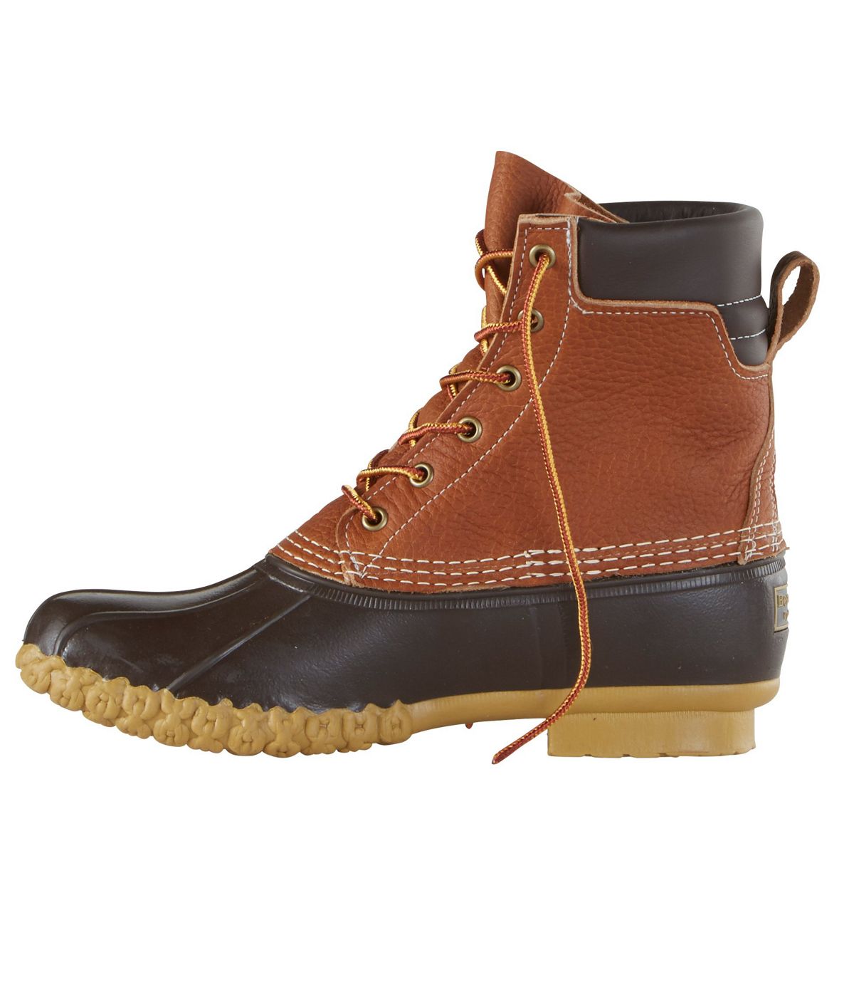 L.L.Bean Tumbled-Leather L.L.Bean Boots, 8" Padded Collar