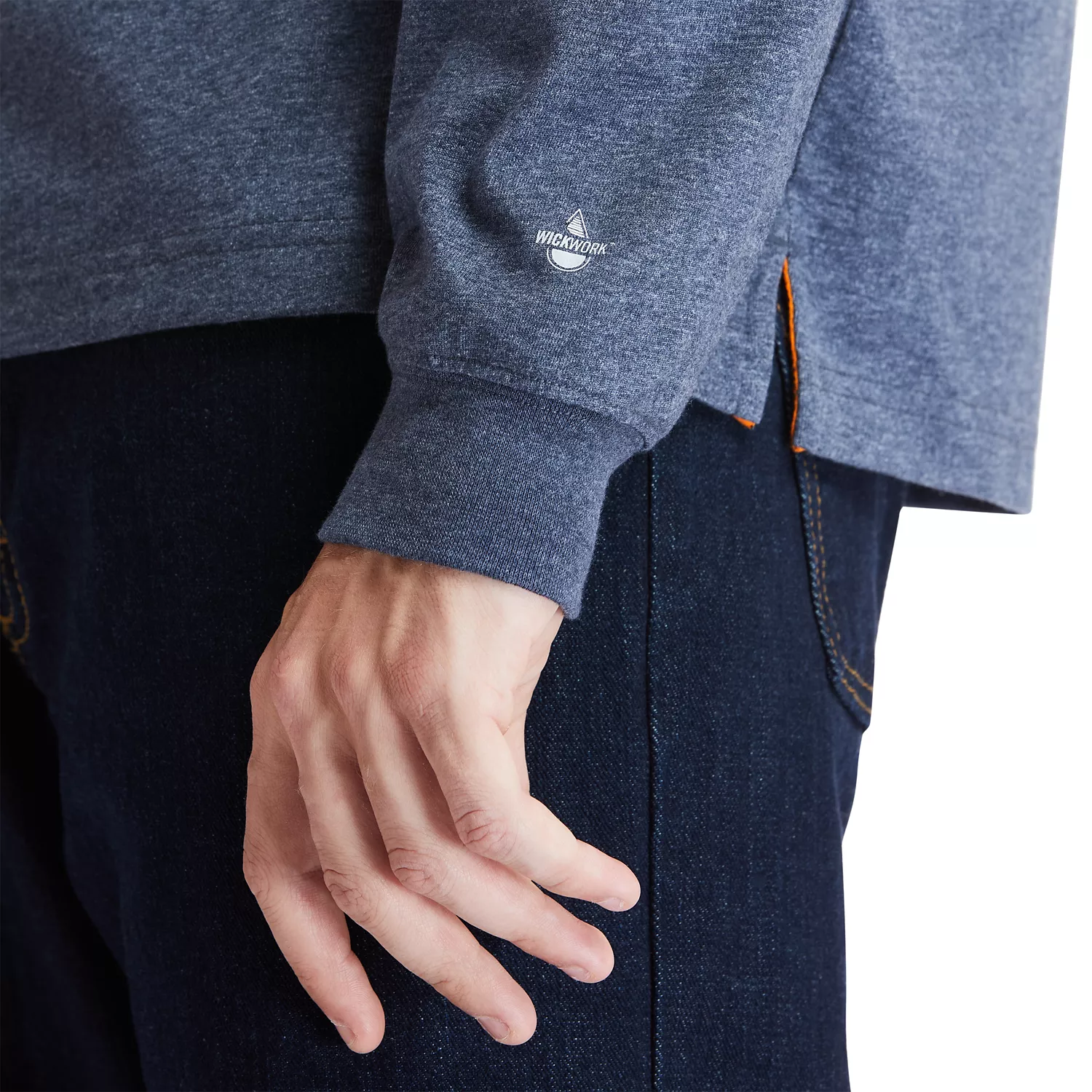 Men's Big & Tall Timberland PRO Base Plate Long-Sleeve Wicking Pocket T-Shirt