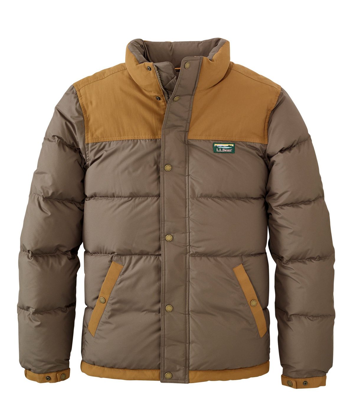 L.L.Bean Men's Mountain Classic Down Jacket, Colorblock