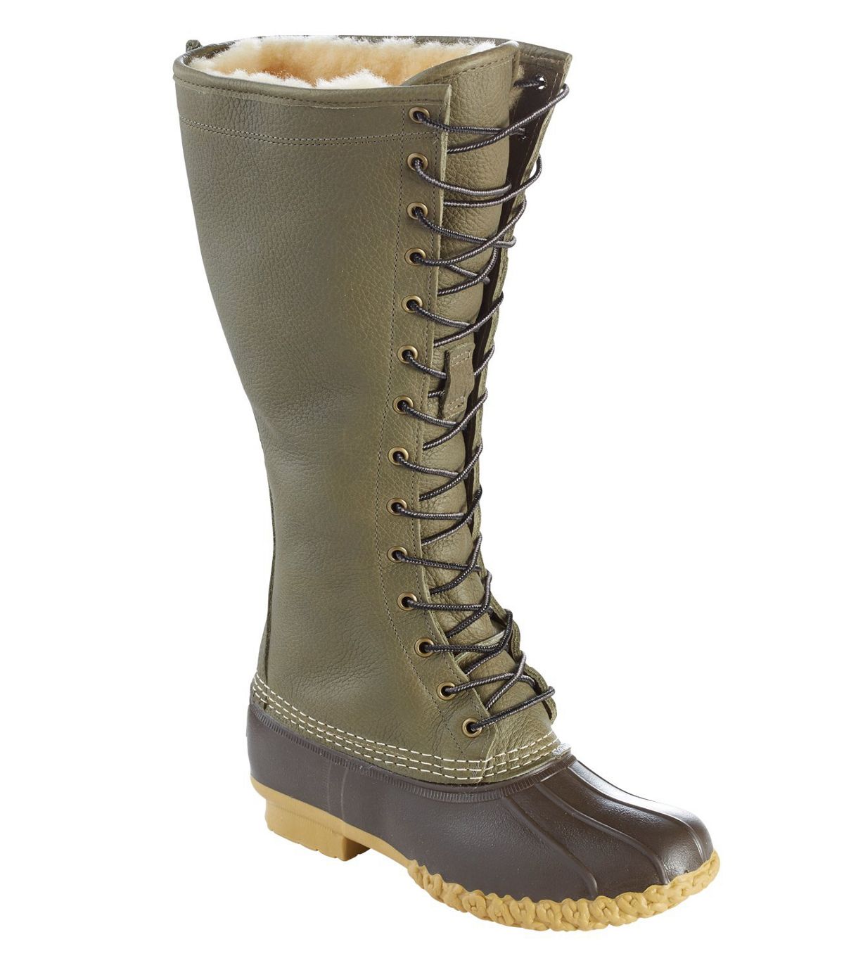 L.L.Bean Signature Tumbled-Leather L.L.Bean Boots, 16