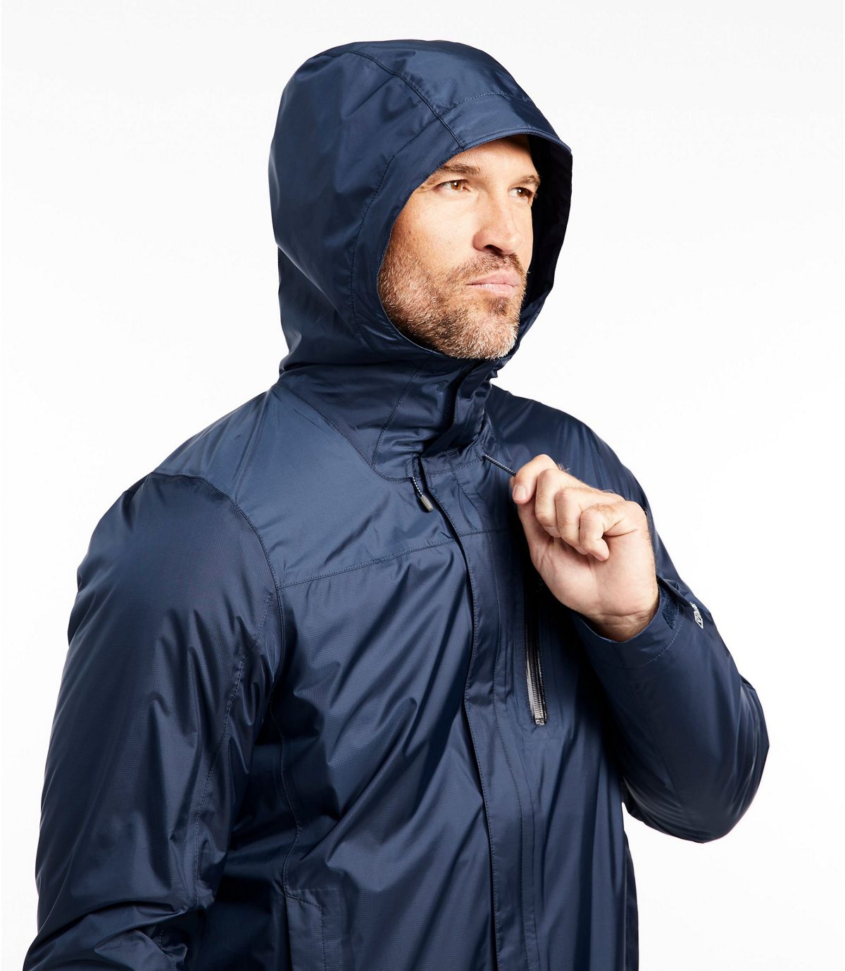 L.L.Bean Men's Trail Model Rain Jacket, Fleece-Lined