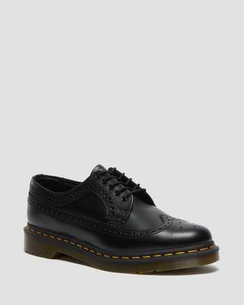 3989 Yellow Stitch Smooth Leather Brogue Shoes,MEN'S BEST SELLERS,no.707