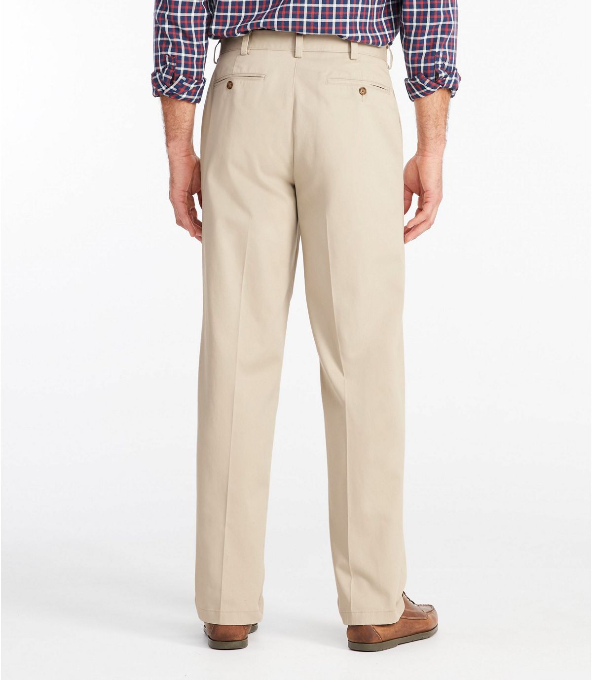 L.L.Bean Men's Wrinkle-Free Double L® Chinos, Natural Fit Plain Front