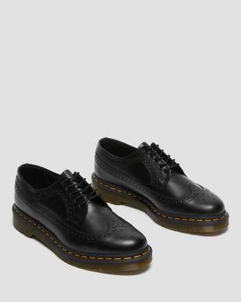 3989 Yellow Stitch Smooth Leather Brogue Shoes,MEN'S BEST SELLERS,no.707
