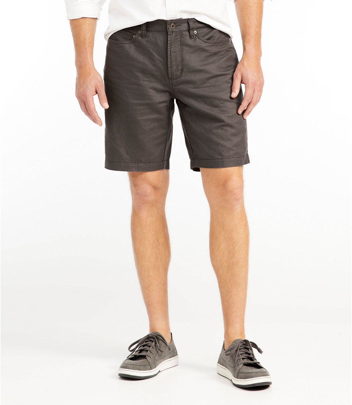 L.L.Bean Signature Linen/Cotton Five-Pocket Shorts