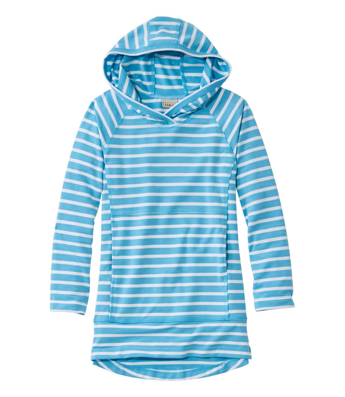 L.L.Bean Girls' Sun-and-Surf Cover-Up, Stripe