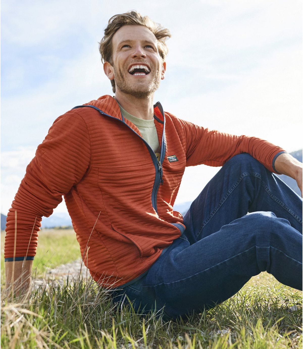 L.L.Bean Men's Airlight Knit Full-Zip Hoodie